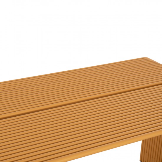 ΤΡΑΠΕΖΙ ΤΡΑΠΕΖΑΡΙΑΣ ΣΕΙΡΑ INTREPID ΑΛΟΥΜΙΝΙΟ ΜΟΥΣΤΑΡΔΙ 120x70x70.5Υεκ.