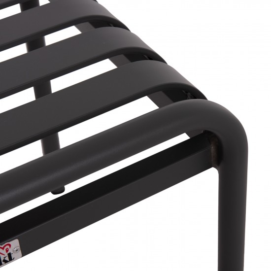 ΣΚΑΜΠΟ ΑΛΟΥΜΙΝΙΟΥ RACHEL ΓΚΡΙ 45x45x46Υεκ.