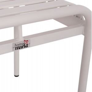 ΣΚΑΜΠΟ ΑΛΟΥΜΙΝΙΟΥ RACHEL ΛΕΥΚΟ 45x45x46Υεκ.