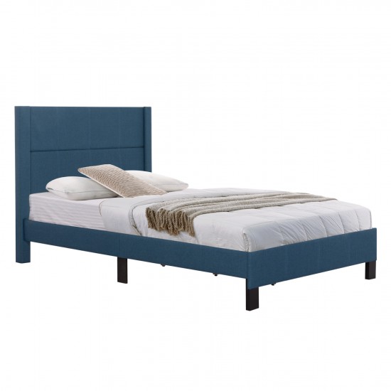 ΚΡΕΒΑΤΙ TRILLOP ΜΠΛΕ ΥΦΑΣΜΑ ΓΙΑ ΜΟΝΟ ΣΤΡΩΜΑ 120X200εκ.