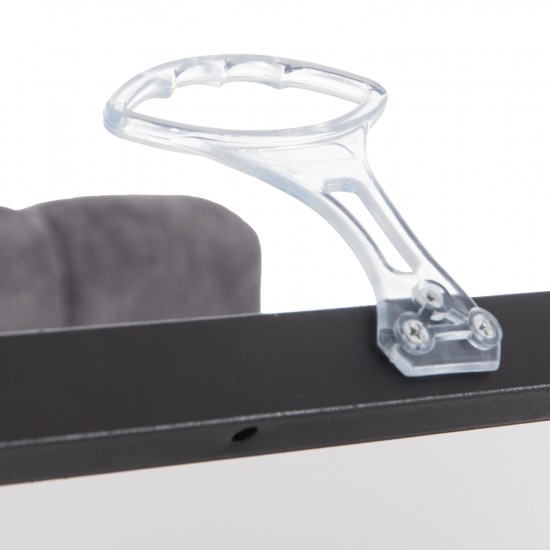 ΚΡΕΒΑΤΙ ΔΙΠΛΟ ΜΕ ΣΤΡΩΜΑ & ΑΠΟΘ.ΧΩΡΟ RAMON ΓΚΡΙ ΜΠΟΥΚΛΕ--ΓΙΑ 160x200εκ