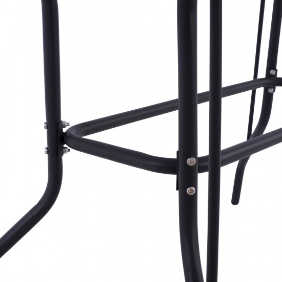 ΣΕΤ ΤΡΑΠΕΖΑΡΙΑΣ 5ΤΜΧ AVRIL ΚΑΡΕΚΛΕΣ ΜΕΤΑΛΛΙΚΕΣ & ΤΡΑΠΕΖΙ 110x60 ΓΚΡΙ