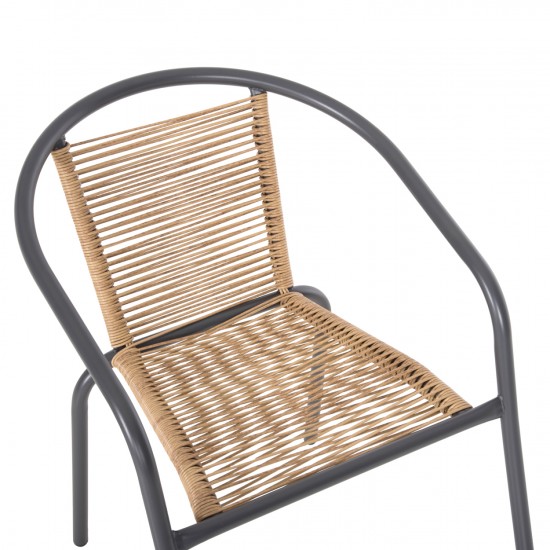 ΣΕΤ ΤΡΑΠΕΖΑΡΙΑΣ 5ΤΜΧ SWIFTER ΚΑΡΕΚΛΕΣ ΜΕΤΑΛΛΙΚΕΣ & ΤΡΑΠΕΖΙ 110x60 ΓΚΡΙ-ΦΥΣΙΚΟ