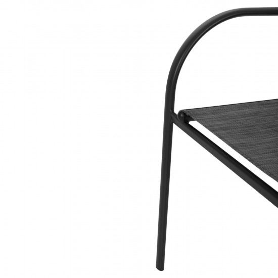 ΣΕΤ ΤΡΑΠΕΖΑΡΙΑΣ 5ΤΜΧ REDAN ΤΡΑΠΕΖΙ & 4 ΠΟΛΥΘΡΟΝΕΣ ΣΕ ΜΑΥΡΟ