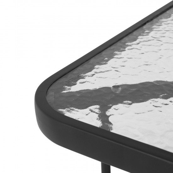 ΣΕΤ ΤΡΑΠΕΖΑΡΙΑΣ 5ΤΜΧ REDAN ΤΡΑΠΕΖΙ & 4 ΠΟΛΥΘΡΟΝΕΣ ΣΕ ΜΑΥΡΟ