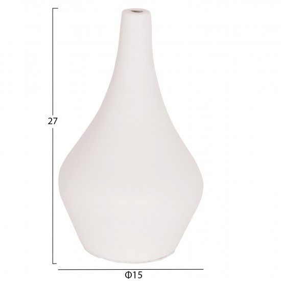 ΣΕΤ 3 ΕΠΙΤΡΑΠΕΖΙΑ ΔΙΑΚΟΣΜΗΤΙΚΑ ΒΑΖΑ DENI FIBER CEMENT ΣΕ ΛΕΥΚΟ