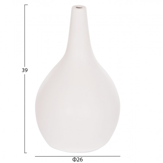 ΣΕΤ 3 ΕΠΙΤΡΑΠΕΖΙΑ ΔΙΑΚΟΣΜΗΤΙΚΑ ΒΑΖΑ DENI FIBER CEMENT ΣΕ ΛΕΥΚΟ