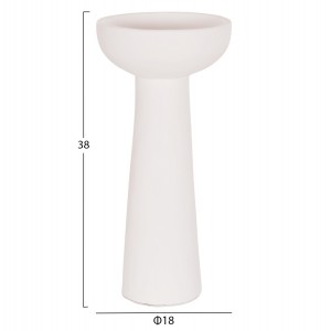 ΣΕΤ 3 ΕΠΙΤΡΑΠΕΖΙΑ ΔΙΑΚΟΣΜΗΤΙΚΑ ΒΑΖΑ LEKKAN ΤΕΡΑΚΟΤΑ ΣΕ ΛΕΥΚΟ & ΜΑΥΡΟ