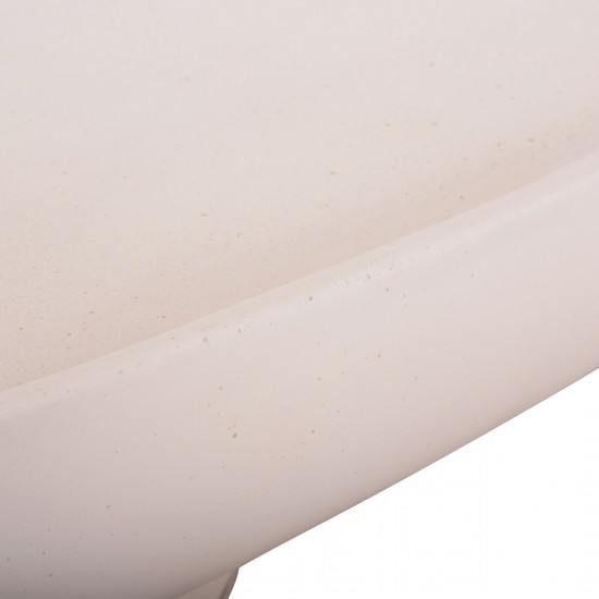 ΤΡΑΠΕΖΙ ΣΑΛΟΝΙΟΥ DESSY FIBER CEMENT ΣΕ ΛΕΥΚΟ--151x66x30Υεκ.