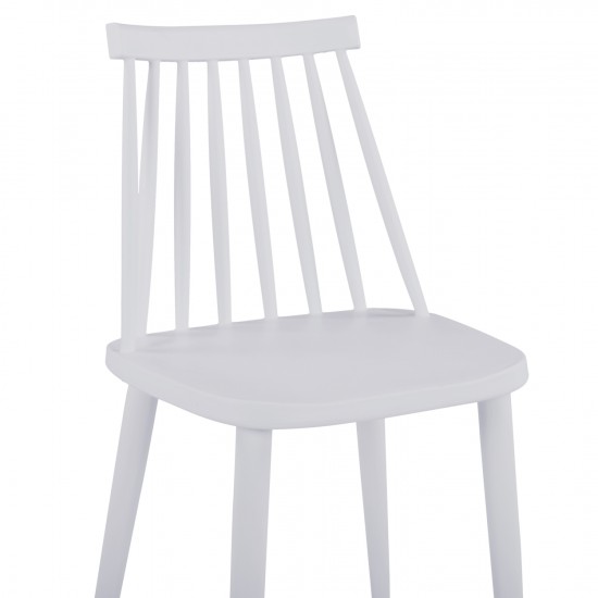 ΣΕΤ ΤΡΑΠΕΖΑΡΙΑΣ 5ΤΜΧ OFIRA MDF TOP ΣΕ SONAMA ΛΕΥΚΕΣ ΚΑΡΕΚΛΕΣ 140x80x76Υ