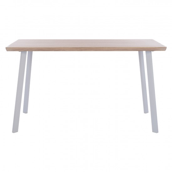 ΣΕΤ ΤΡΑΠΕΖΑΡΙΑΣ 5ΤΜΧ OFIRA MDF TOP ΣΕ SONAMA ΛΕΥΚΕΣ ΚΑΡΕΚΛΕΣ 140x80x76Υ