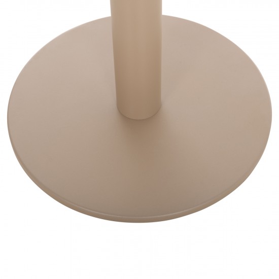 ΒΑΣΗ ΤΡΑΠΕΖΙΟΥ ΑΛΟΥΜΙΝΙΟΥ ΣΤΡΟΓΓΥΛΗ ΚΑΠΟΥΤΣΙΝΟ ΣΤΑΥΡΟΣ 46x46εκ Φ44x73Υεκ.