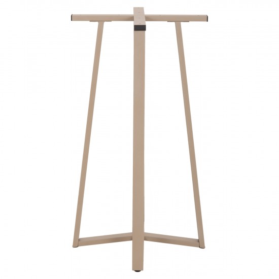 ΒΑΣΗ ΤΡΑΠΕΖΙΟΥ ΜΠΑΡ ΜΕΣΑΙΟΥ ΥΨΟΥΣ ΜΕΤΑΛΛΟ ΚΑΠΟΥΤΣΙΝΟ 50x50x89Υεκ.