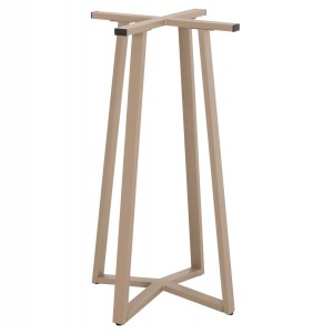 ΒΑΣΗ ΤΡΑΠΕΖΙΟΥ ΜΠΑΡ ΜΕΣΑΙΟΥ ΥΨΟΥΣ ΜΕΤΑΛΛΟ ΚΑΠΟΥΤΣΙΝΟ 50x50x89Υεκ.