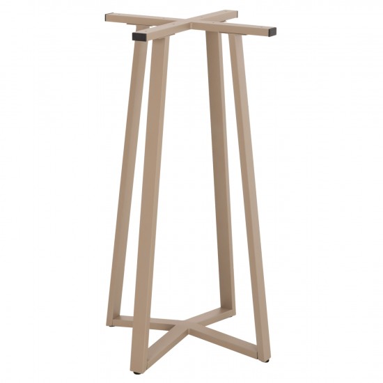 ΒΑΣΗ ΤΡΑΠΕΖΙΟΥ ΜΠΑΡ ΜΕΣΑΙΟΥ ΥΨΟΥΣ ΜΕΤΑΛΛΟ ΚΑΠΟΥΤΣΙΝΟ 50x50x89Υεκ.