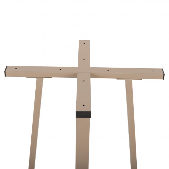 ΒΑΣΗ ΤΡΑΠΕΖΙΟΥ ΜΠΑΡ ΜΕΣΑΙΟΥ ΥΨΟΥΣ ΜΕΤΑΛΛΟ ΚΑΠΟΥΤΣΙΝΟ 50x50x89Υεκ.