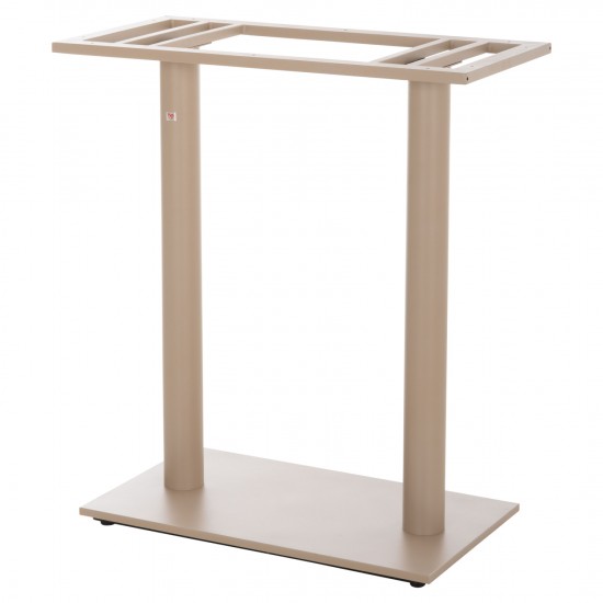 ΒΑΣΗ ΤΡΑΠΕΖΙΟΥ ΜΠΑΡ ΔΙΣΤΗΛΗ ΜΕΣ.ΥΨΟΥΣ ΜΕΤΑΛΛΟ ΚΑΠΟΥΤΣΙΝΟ ΜΑΤ 80x40.5x90Υεκ