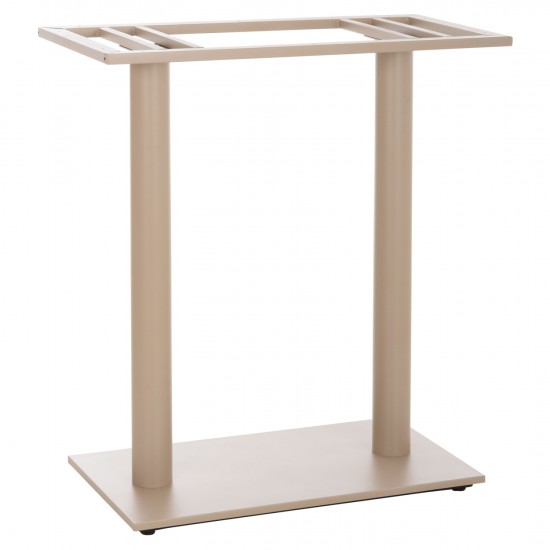 ΒΑΣΗ ΤΡΑΠΕΖΙΟΥ ΜΠΑΡ ΔΙΣΤΗΛΗ ΜΕΣ.ΥΨΟΥΣ ΜΕΤΑΛΛΟ ΚΑΠΟΥΤΣΙΝΟ ΜΑΤ 80x40.5x90Υεκ