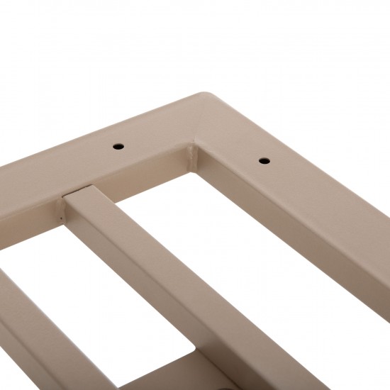 ΒΑΣΗ ΤΡΑΠΕΖΙΟΥ ΜΠΑΡ ΔΙΣΤΗΛΗ ΜΕΣ.ΥΨΟΥΣ ΜΕΤΑΛΛΟ ΚΑΠΟΥΤΣΙΝΟ ΜΑΤ 80x40.5x90Υεκ