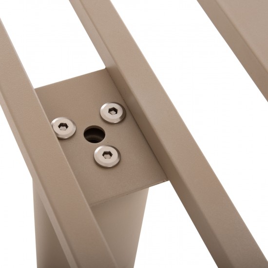 ΒΑΣΗ ΤΡΑΠΕΖΙΟΥ ΜΠΑΡ ΔΙΣΤΗΛΗ ΜΕΣ.ΥΨΟΥΣ ΜΕΤΑΛΛΟ ΚΑΠΟΥΤΣΙΝΟ ΜΑΤ 80x40.5x90Υεκ