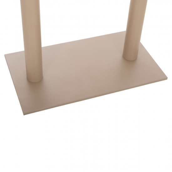 ΒΑΣΗ ΤΡΑΠΕΖΙΟΥ ΜΠΑΡ ΔΙΣΤΗΛΗ ΜΕΣ.ΥΨΟΥΣ ΜΕΤΑΛΛΟ ΚΑΠΟΥΤΣΙΝΟ ΜΑΤ 80x40.5x90Υεκ