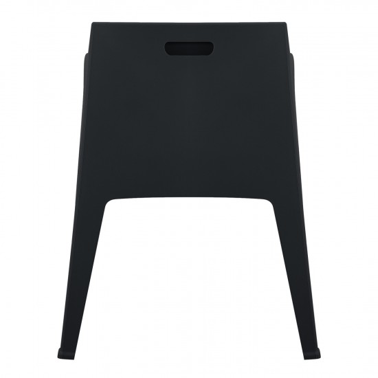 ΠΟΛΥΘΡΟΝΑ ΠΟΛΥΠΡΟΠΥΛΕΝΙΟΥ SLEEK ΜΑΥΡΗ 57x56x82,5Υεκ.