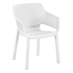 ΠΟΛΥΘΡΟΝΑ ΠΟΛΥΠΡΟΠΥΛΕΝΙΟΥ PEGGY ΛΕΥΚΟ 60x55x79Υεκ