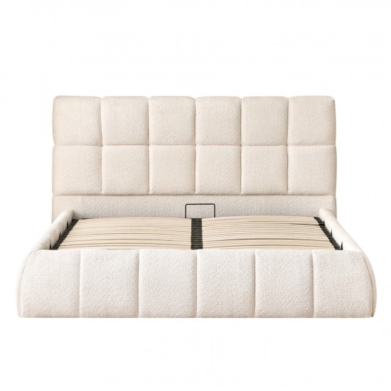 ΚΡΕΒΑΤΙ ΔΙΠΛΟ EDDY ΜΠΕΖ ΜΠΟΥΚΛΕ & ΑΠΟΘΗΚΕΥΤΙΚΟΣ ΧΩΡΟΣ ΣΤΡΩΜΑ 160x200εκ