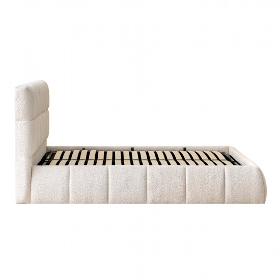 ΚΡΕΒΑΤΙ ΔΙΠΛΟ EDDY ΜΠΕΖ ΜΠΟΥΚΛΕ & ΑΠΟΘΗΚΕΥΤΙΚΟΣ ΧΩΡΟΣ ΣΤΡΩΜΑ 160x200εκ