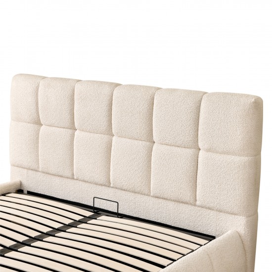 ΚΡΕΒΑΤΙ ΔΙΠΛΟ EDDY ΜΠΕΖ ΜΠΟΥΚΛΕ & ΑΠΟΘΗΚΕΥΤΙΚΟΣ ΧΩΡΟΣ ΣΤΡΩΜΑ 160x200εκ