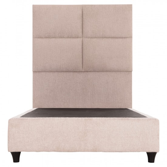 ΚΡΕΒΑΤΙ ΜΟΝΟ MILO ΜΠΕΖ TEDDY ΥΦΑΣΜΑ ΓΙΑ ΣΤΡΩΜΑ 90x200εκ