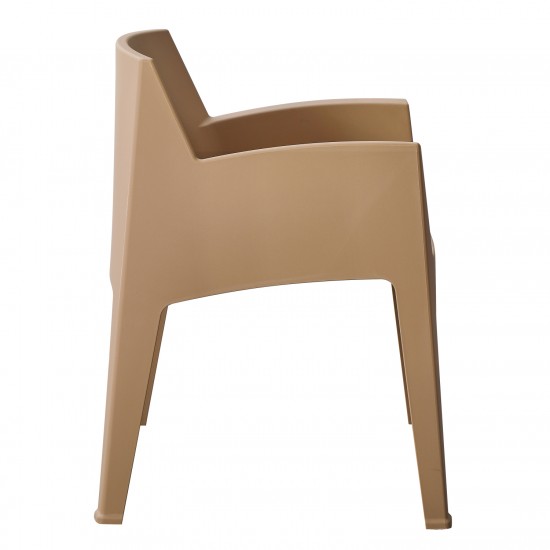 ΠΟΛΥΘΡΟΝΑ ΠΟΛΥΠΡΟΠΥΛΕΝΙΟΥ SLEEK ΚΑΠΟΥΤΣΙΝΟ 57x56x82,5Υεκ.