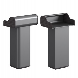 ΑΝΑΛΟΓΙΟ ΟΜΙΛΗΤΗ SPEEKER ΜΕΛΑΜΙΝΗ ΣΕ ΓΚΡΙ 60x40x108Υεκ