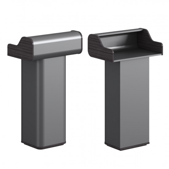 ΑΝΑΛΟΓΙΟ ΟΜΙΛΗΤΗ SPEEKER ΜΕΛΑΜΙΝΗ ΣΕ ΓΚΡΙ 60x40x108Υεκ