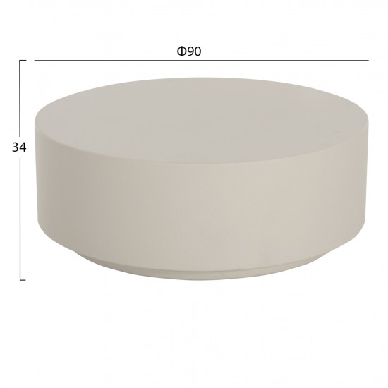 ΤΡΑΠΕΖΙ ΜΕΣΗΣ ΣΤΡΟΓΓΥΛΟ KYOKO ΜΠΕΖ FIBER CEMENT Φ90x34Υεκ. ΤΡΑΠΕΖΙ ΜΕΣΗΣ ΣΤΡΟΓΓΥΛΟ KYOKO ΜΠΕΖ FIBER CEMENT Φ90x34Υεκ.
