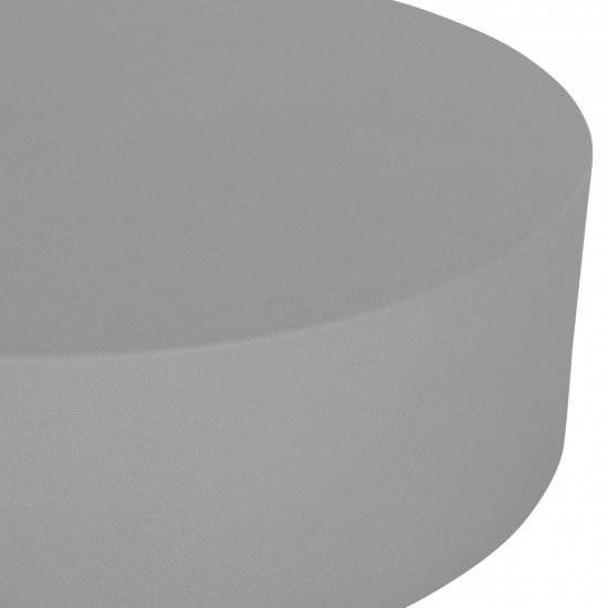 ΤΡΑΠΕΖΙ ΜΕΣΗΣ ΣΤΡΟΓΓΥΛΟ KYOKO ΓΚΡΙ FIBER CEMENT Φ90x34Υεκ. ΤΡΑΠΕΖΙ ΜΕΣΗΣ ΣΤΡΟΓΓΥΛΟ KYOKO ΓΚΡΙ FIBER CEMENT Φ90x34Υεκ.