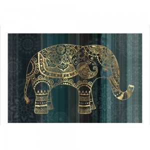 ELEPHANT ΠΙΝΑΚΑΣ ΔΙΑΚΟΣΜΗΣΗΣ ΚΑΜΒΑΣ ΓΚΡΙ ΧΡΥΣΟ ΞΥΛΟ 120x80xH4cm ELEPHANT ΠΙΝΑΚΑΣ ΔΙΑΚΟΣΜΗΣΗΣ ΚΑΜΒΑΣ ΓΚΡΙ ΧΡΥΣΟ ΞΥΛΟ 120x80xH4cm