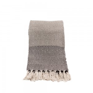 ROMVOS ΡΙΧΤΑΡΙ ΔΙΑΚΟΣΜΗΤΙΚΟ ΒΑΜΒΑΚΙ POLYESTER ΜΠΕΖ ΚΑΦΕ 130x170