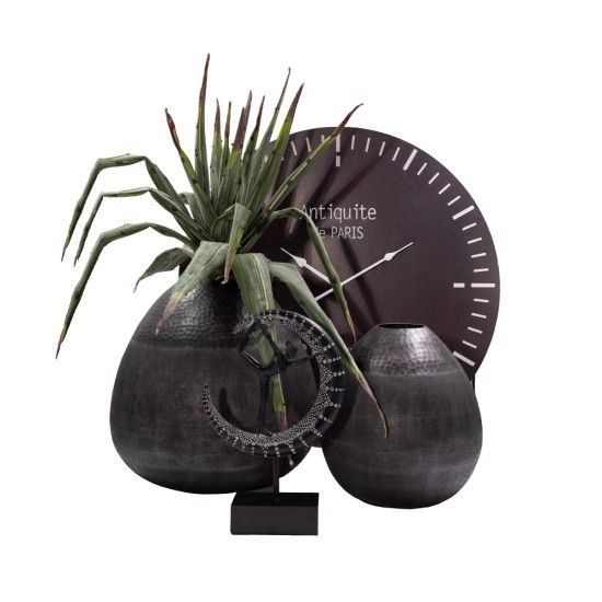 ZEIT ΡΟΛΟΪ ΤΟΙΧΟΥ MDF ΜΑΥΡΟ 60x60xH5cm