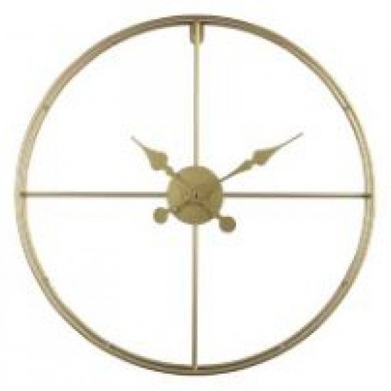 TEMPUS ΡΟΛΟΪ ΤΟΙΧΟΥ ΜΕΤΑΛΛΟ ΧΡΥΣΟ 60x60xH7cm
