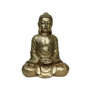 ADOM DECO ΒΟΥΔΑΣ POLYRESIN ΧΡΥΣΟ 25x17xH35cm