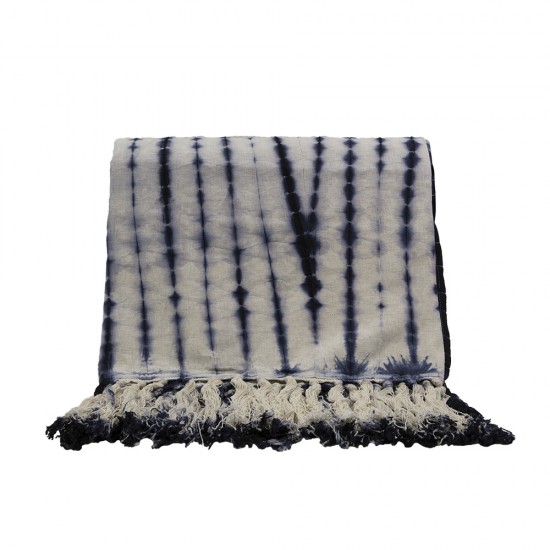 AGADIR ΡΙΧΤΑΡΙ ΔΙΑΚΟΣΜΗΤΙΚΟ ΒΑΜΒΑΚΙ ΜΠΛΕ ΛΕΥΚΟ 150x230