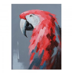 RED PARROT ΠΙΝΑΚΑΣ ΔΙΑΚΟΣΜΗΣΗΣ ΚΑΜΒΑΣ ΞΥΛΟ 76x100xH4cm