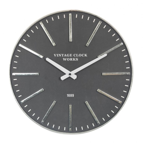 FLEK ΡΟΛΟΪ ΤΟΙΧΟΥ MDF ΜΑΥΡΟ ΛΕΥΚΟ 40x40xH5cm