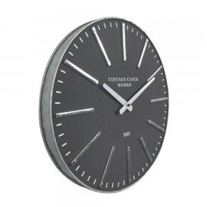 FLEK ΡΟΛΟΪ ΤΟΙΧΟΥ MDF ΜΑΥΡΟ ΛΕΥΚΟ 40x40xH5cm