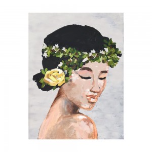 SPRING LADY ΠΙΝΑΚΑΣ ΔΙΑΚΟΣΜΗΣΗΣ ΚΑΜΒΑΣ ΠΟΛΥΧΡΩΜΟ 60x80xH4cm