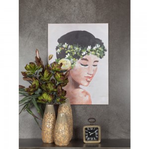 SPRING LADY ΠΙΝΑΚΑΣ ΔΙΑΚΟΣΜΗΣΗΣ ΚΑΜΒΑΣ ΠΟΛΥΧΡΩΜΟ 60x80xH4cm