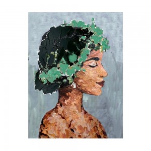 SPRING LADY ΠΙΝΑΚΑΣ ΔΙΑΚΟΣΜΗΣΗΣ ΚΑΜΒΑΣ ΠΟΛΥΧΡΩΜΟ 60x80xH4cm