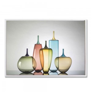 BOTLI ΠΙΝΑΚΑΣ ΔΙΑΚΟΣΜΗΣΗΣ ΚΑΜΒΑΣ ΠΟΛΥΧΡΩΜΟ ΞΥΛΟ ΚΟΡΝΙΖΑ ΛΕΥΚΟ 93x63xH4cm