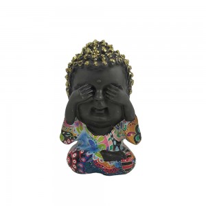 ITHAKA 2 DECO ΒΟΥΔΑΣ POLYRESIN ΠΟΛΥΧΡΩΜΟ 6,3x6xH9,5cm